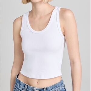 Perfectwhitetee off white tank